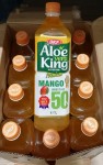 OKF Napój Aloe Vera King z cz. Aloesu Mango 50% 1L - karton