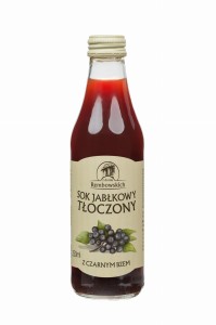 Z domu Rembowskich Sok jabłkowy nieklarowany z czarnym bzem 250ml