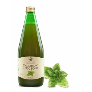Z domu Rembowskich Sok jabłkowy nieklarowany z miętą 700ml - karton