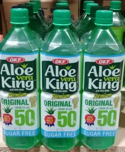 OKF Napój Aloe Vera King z cz. Aloesu Sugar Free 50% 1L - karton