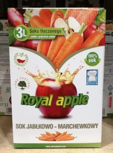 Royal Apple 3L Sok jabłkowo - marchewkowy
