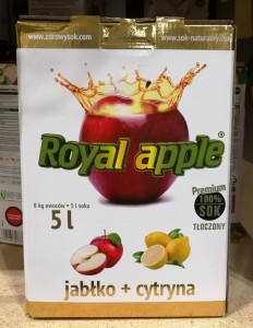 Royal Apple 5L Sok jabłkowo - cytrynowy