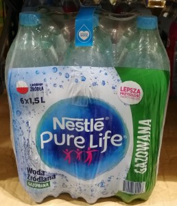 Nestle Pure Life 1,5l Gazowana - karton