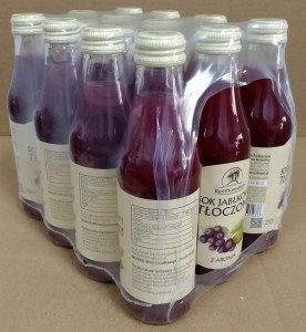 Z domu Rembowskich Sok jabłkowy nieklarowany z aronią 250ml - karton