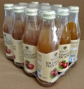 Z domu Rembowskich Sok jabłkowy nieklarowany 250ml - karton