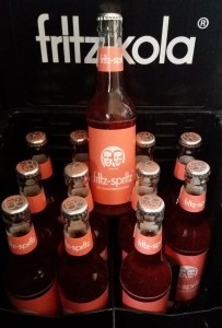 Fritz Limo Napój gazowany rabarbar BIO 330ml - 12 sztuk