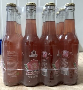 Z domu Rembowskich Lemoniada z płatków róży 275ml - karton