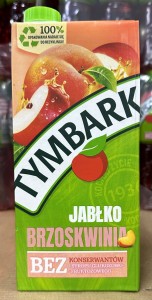 Tymbark napój jabłko-brzoskwinia 1l
