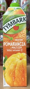 Tymbark nektar pomarańcza z miąższem 1l