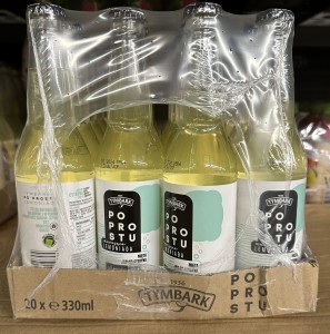 Tymbark Po Prostu Lemoniada mięta-jabłko 330ml (butelka szklana) - karton