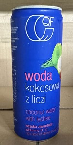 QF Woda kokosowa z liczi 320ml