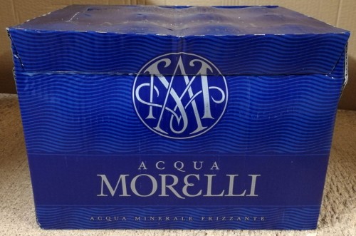 Acqua Morelli Woda Niegazowana 750ml (butelka szklana) karton.jpg