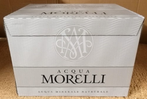 Acqua Morelli Woda Gazowana 500ml (butelka szklana) karton.jpg