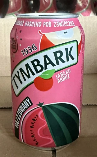 Tymbark Raspberry Tymbark Gazzzowany jabłko-arbuz 330ml Hurtownia z napojami - 1800 ...