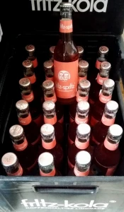Fritz Limo Napój gazowany rabarbar BIO 330ml - 960 sztuk - paleta