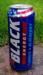 Napój Energetyczny BLACK 500ml BlueBerry - Puszka