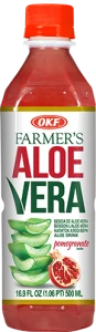 Napój Farmer's Aloe Vera z cząstkami aloesu Granat 500ml