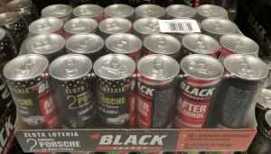 Napój Energetyczny BLACK 250ml After Alcohol - Puszka - karton