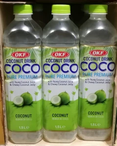 OKF Napój Coco Natural z cząstkami kokosa 1,5l - karton