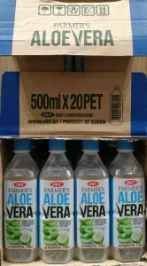 Napój Farmer's Aloe Vera z cząstkami kokosa 500ml - karton