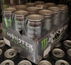 Monster Energy Drink Czarny 500ml - karton