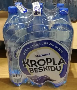 Kropla Beskidu 1,5l Gazowana - karton