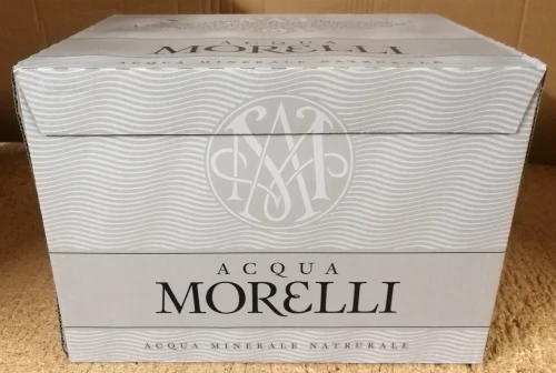 Acqua Morelli Woda Gazowana 500ml (butelka szklana) karton.jpg