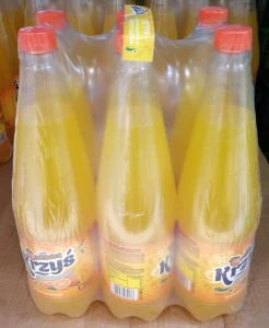 Krzyś Napój Gazowany 1,25l Pomarańcza - karton