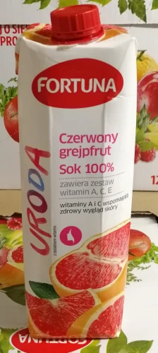 Fortuna Sok 100% Czerwony Grejpfrut 1l.jpg