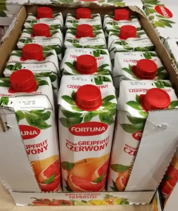 Fortuna Nektar czerwony grejpfrut 1l - karton