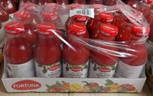 Fortuna Sok pomidorowy pikantny 100% 300ml - karton