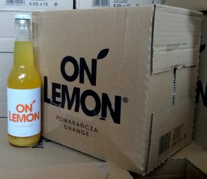 On Lemon o smaku pomarańczy 330ml - karton