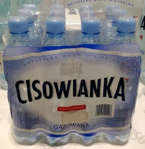 Cisowianka 0,5l gazowana - karton