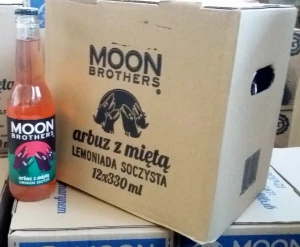 Moon Brothers Arbuz, Mięta 330ml - karton