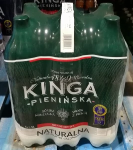 Kinga Pienińska 1,5l Delikatnie gazowana - karton