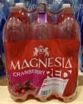 Magnesia Woda gazowana 1,5l Żurawina - karton
