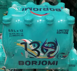 Borjomi woda 0,5l  (butelka szklana) - karton