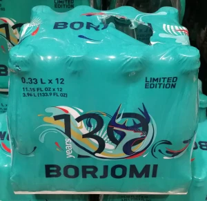 Borjomi woda 0,33l (butelka szklana) - karton