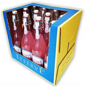 EFFERVE Francuska lemoniada - różowa 750ml - karton