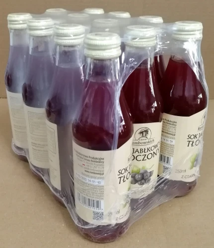 Sok jabłkowy tłoczony z czarną porzeczką 250ml hurtownia.jpg