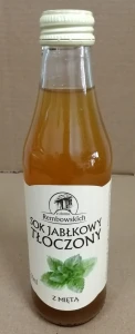 Z domu Rembowskich Sok jabłkowy nieklarowany z miętą 250ml