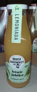 Bracia Sadownicy Letnie Jabłko z ogórkiem i miętą 500ml - karton