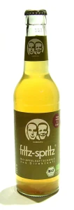 Fritz Limo Napój gazowany szorla jabłko - naturalnie mętna BIO 330ml - 24 sztuki