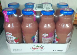 Hortex Smoothie winogrono i truskawka 300ml - karton
