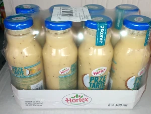 Hortex Smoothie ananas, kokos i chia 300ml - karton