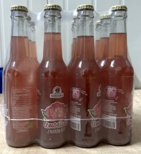 Z domu Rembowskich Lemoniada z płatków róży 275ml - karton