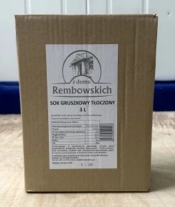 Z domu Rembowskich Sok Gruszkowy BAG 3l