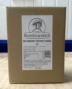 Z domu Rembowskich Jabłko-Wiśnia BAG 3l