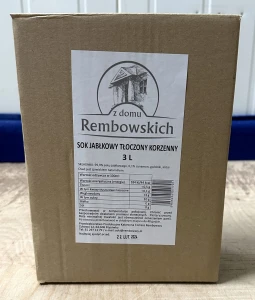 Z domu Rembowskich Sok Jabłkowo-Korzenny BAG 3l
