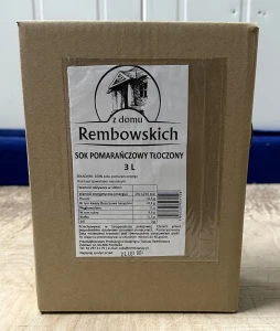 Z domu Rembowskich Sok Pomarańczowy BAG 3l